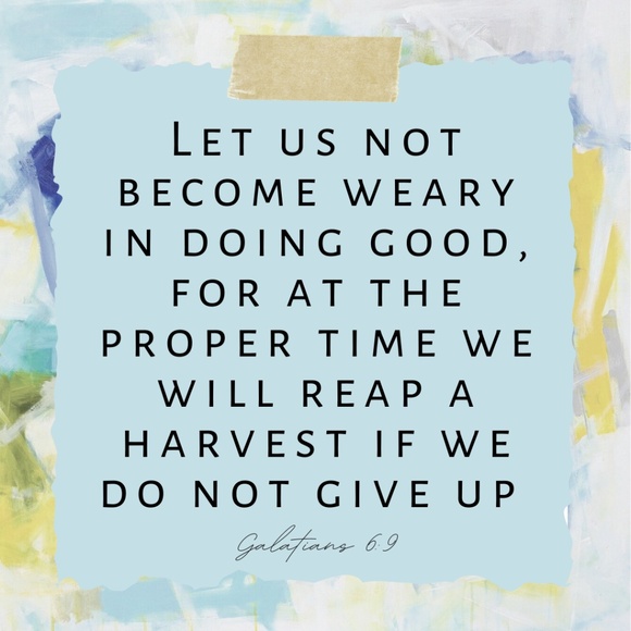 Bible Verse Beaded Bracelet - Handmade - NEW - Galatians 6:9 - Picture 2 of 2